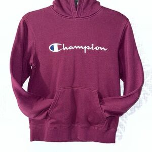 Kids Champion Maroon Hoodie